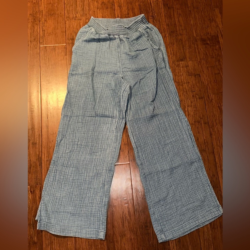 Arie flowy blue pants